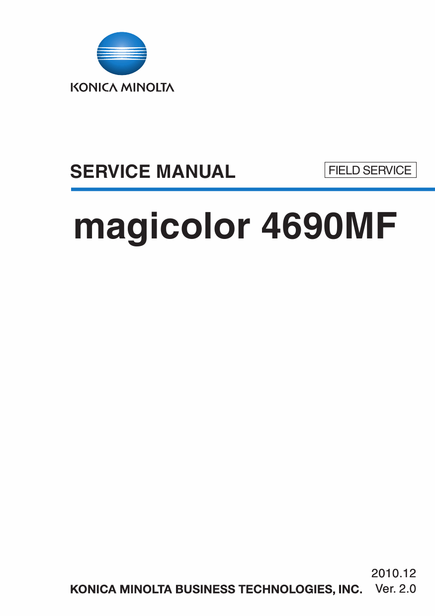 Konica-Minolta magicolor 4690MF FIELD-SERVICE Service Manual-1